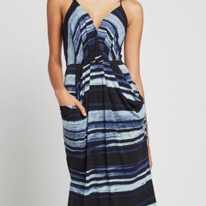 BCBGeneration Faux-Wrap Midi Dress